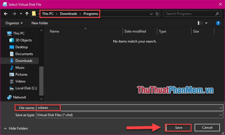 How to create a virtual drive on Windows with Simple VHD Manager Picture 5