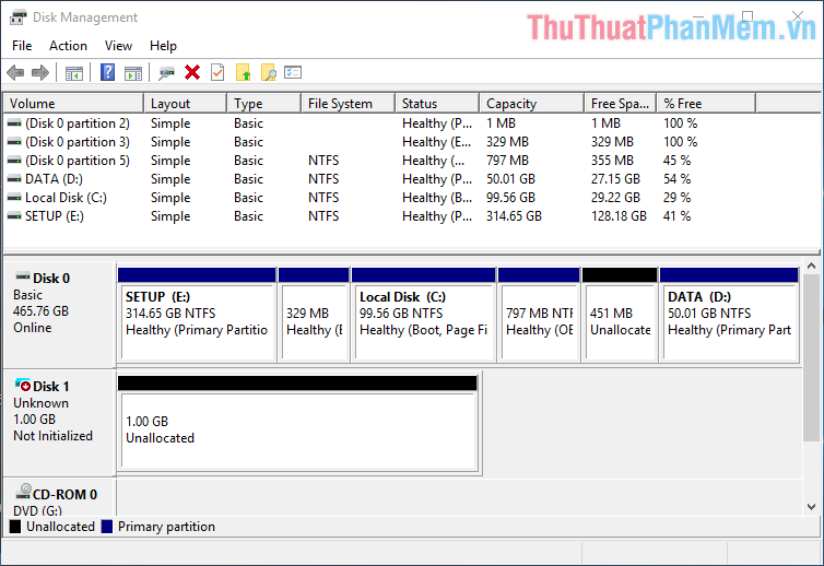 How to create a virtual drive (Virtual Hard Disk) on Windows 10 without installing any additional software Picture 4