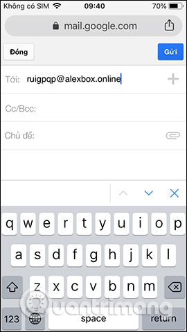 How to create a virtual email using Temp Mail on your phone Picture 5