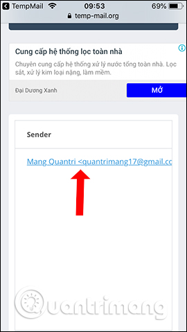 How to create a virtual email using Temp Mail on your phone Picture 8