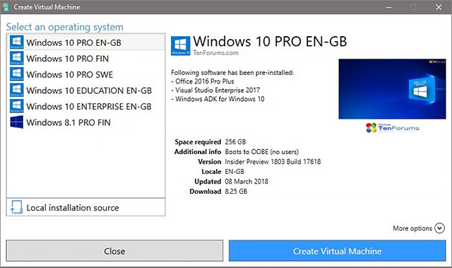 How to create a virtual machine repository for Hyper-V Quick Create Picture 10