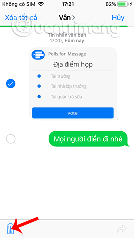 How to create a vote on iMessage iPhone Picture 12