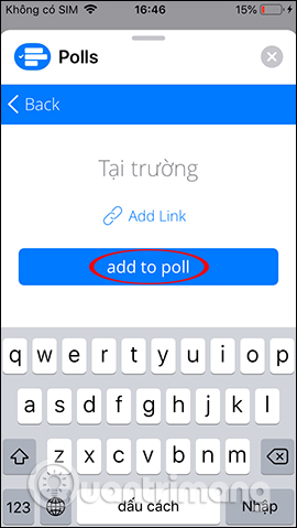 How to create a vote on iMessage iPhone Picture 5