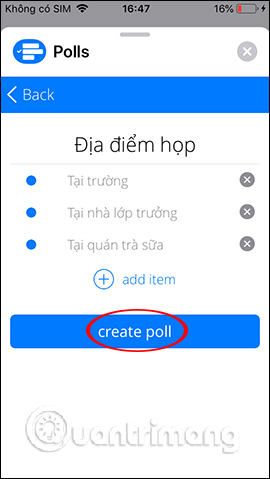 How to create a vote on iMessage iPhone Picture 6