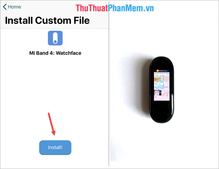 How to create a watch face on Mi Band 4 Picture 7