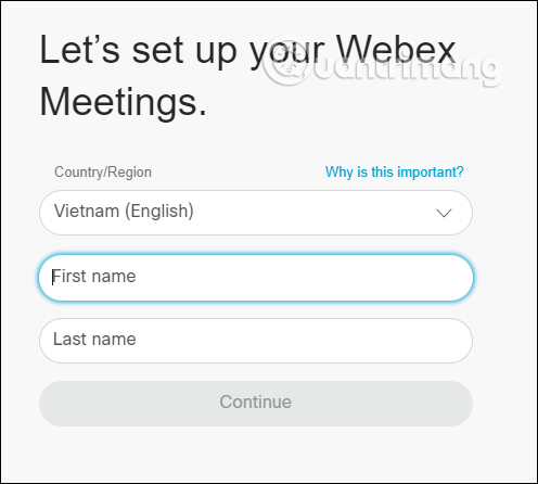 How to create a Webex Meet account, using Webex Meet on your computer Picture 3