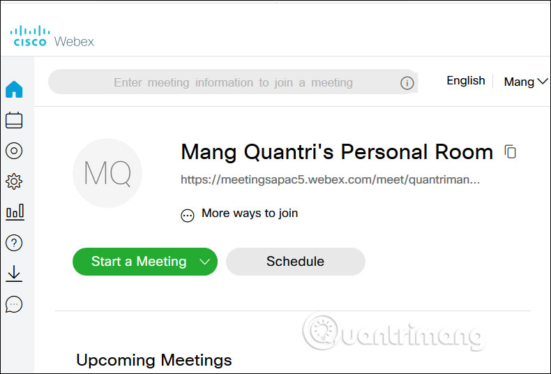 How to create a Webex Meet account, using Webex Meet on your computer Picture 5