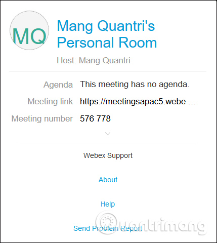 How to create a Webex Meet account, using Webex Meet on your computer Picture 8