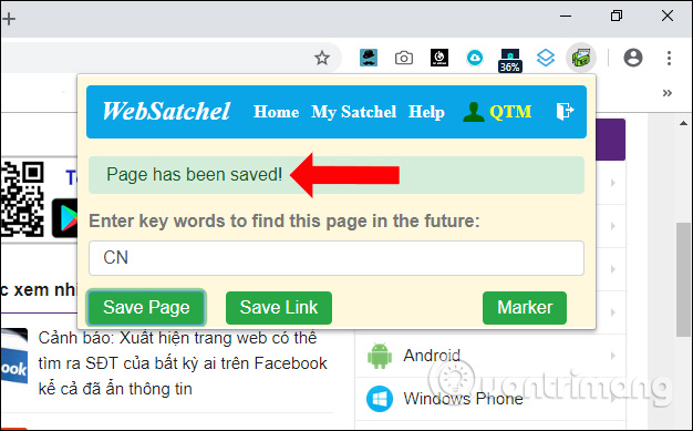 How to create a website backup on Chrome Picture 5