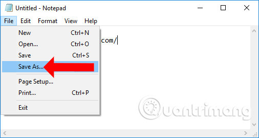 How to create a website shortcut on the Windows screen Picture 5