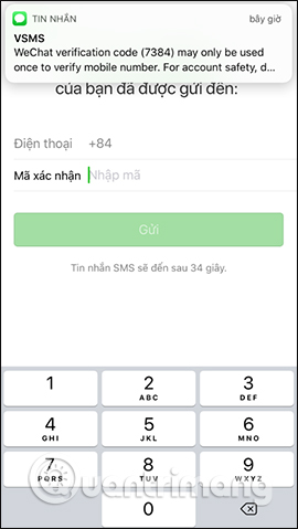 How to create a Wechat account on your phone Picture 13