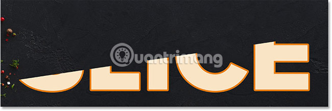 How to create a word cut effect on Photoshop Picture 32