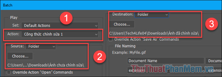 How to create actions in Photoshop for batch processing images Picture 13