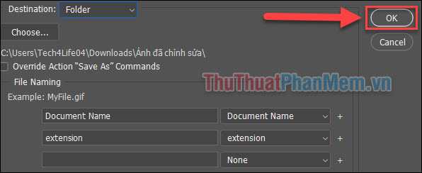 How to create actions in Photoshop for batch processing images Picture 14