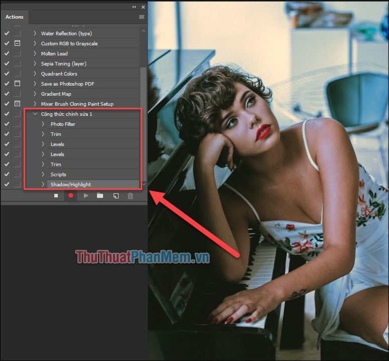 How to create actions in Photoshop for batch processing images Picture 8