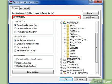 How to Create an Administrative Installation Point for Installing Entrust Security Provider for Windows Picture 3