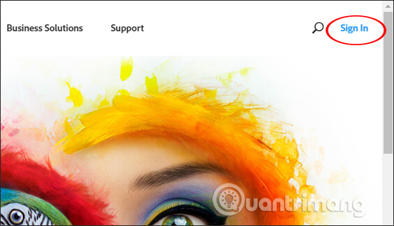 How to create an Adobe account Picture 1