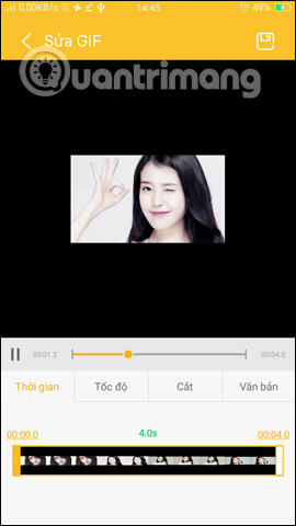 How to create an animation on Android using DU GIF Maker Picture 18