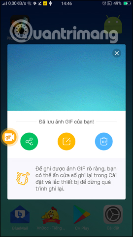 How to create an animation on Android using DU GIF Maker Picture 25