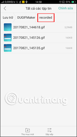 How to create an animation on Android using DU GIF Maker Picture 37