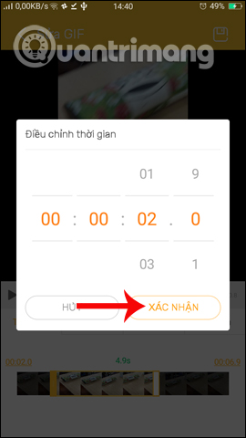 How to create an animation on Android using DU GIF Maker Picture 4