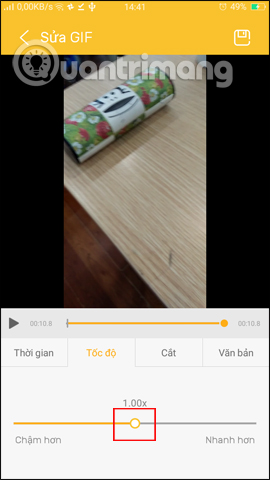 How to create an animation on Android using DU GIF Maker Picture 5