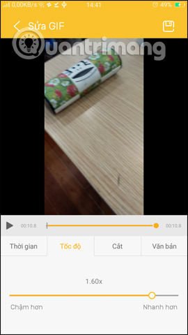 How to create an animation on Android using DU GIF Maker Picture 6