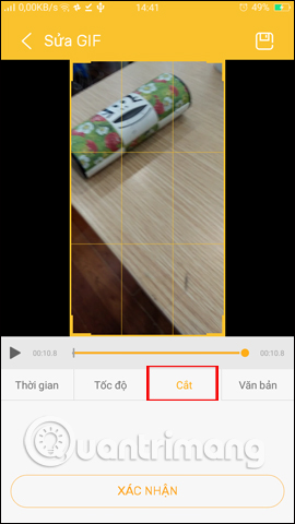 How to create an animation on Android using DU GIF Maker Picture 7