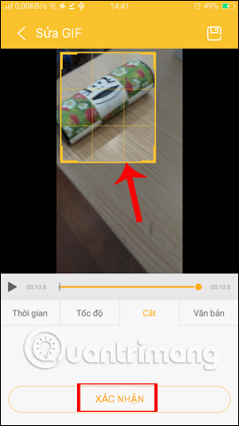 How to create an animation on Android using DU GIF Maker Picture 8
