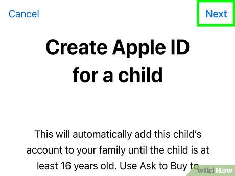 How to Create an Apple ID for Children Picture 12