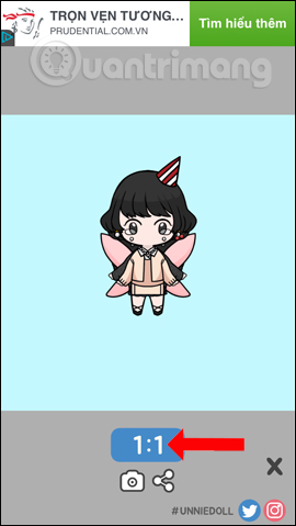 How to create an avatar chibi Facebook with Unnie doll Picture 14