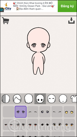 How to create an avatar chibi Facebook with Unnie doll Picture 3