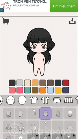 How to create an avatar chibi Facebook with Unnie doll