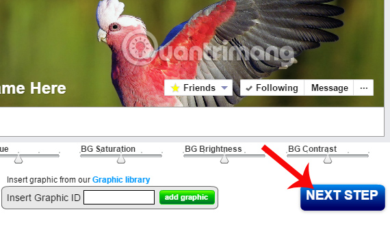 How to create an avatar image and Facebook cover photo match Picture 5