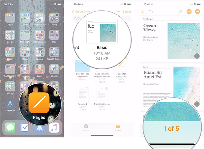 How to create an ebook using Pages application on iPhone and iPad Picture 2