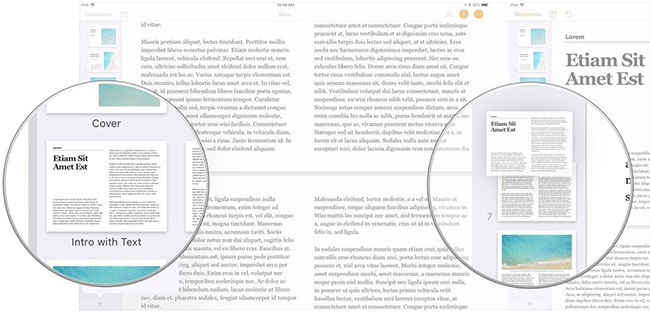 How to create an ebook using Pages application on iPhone and iPad Picture 6