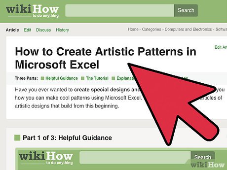 How to Create an Equilateral Springs Pattern in Microsoft Excel Picture 2