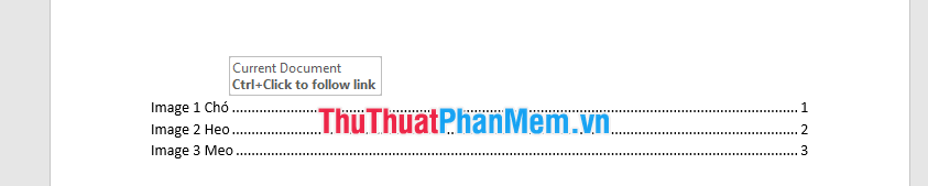 How to create an image table of contents in Word? Picture 12