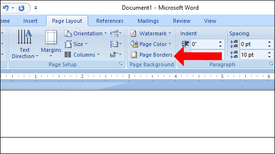 ms word delete horizontal line 2010