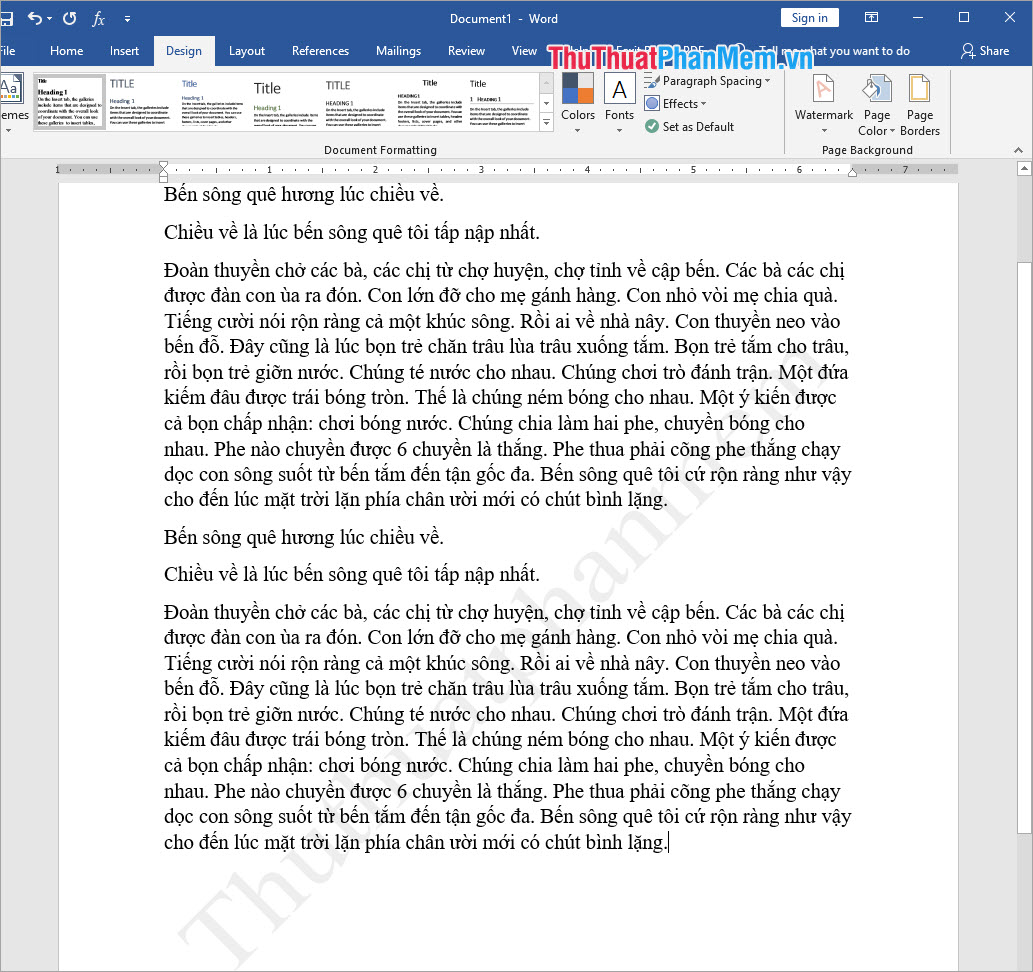 How to create and delete Watermark in Word 2016 Picture 9