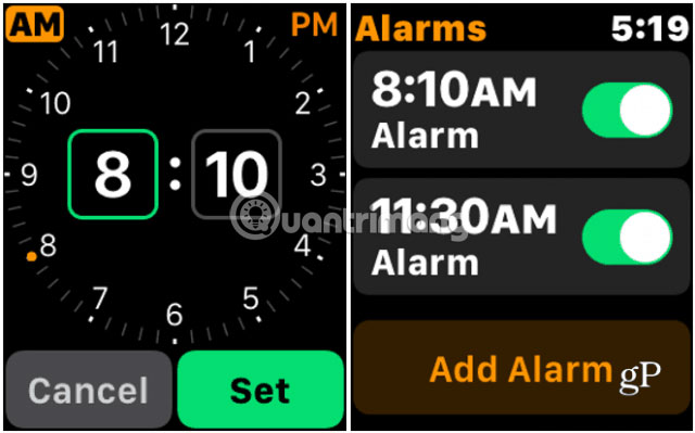 How to create and manage alarms on Apple Watch Picture 2