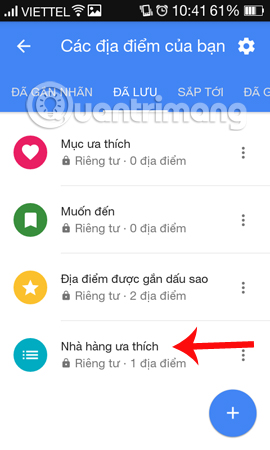 How to create and share favorite places on Google Maps Picture 12