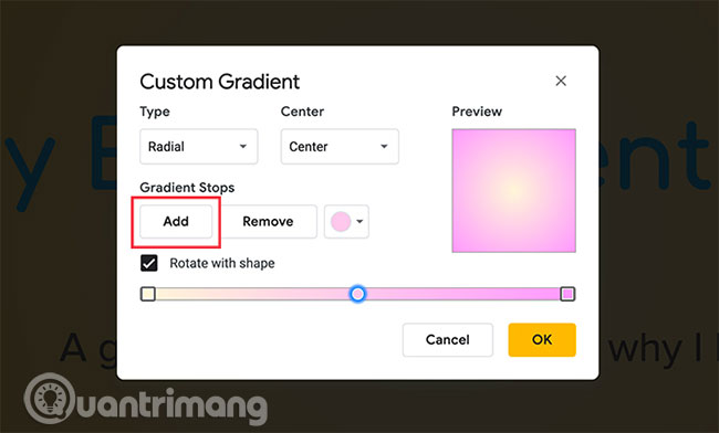 How to create and use custom gradients in Google Slides Picture 10
