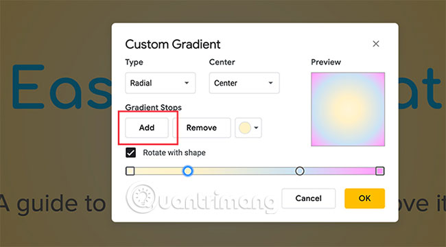 How to create and use custom gradients in Google Slides Picture 13