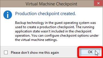 How to create and use Hyper-V checkpoints in Windows 10 Picture 5