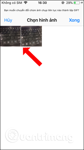 How to create animations from photos on iPhone Picture 7