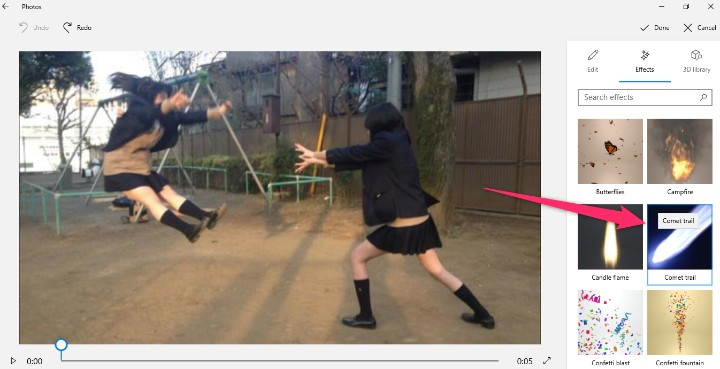 How to create animations with 3D effects on Windows 10 Picture 4