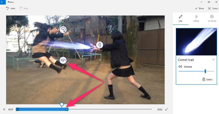 How to create animations with 3D effects on Windows 10 Picture 5