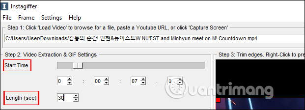 How to create animations with Instagiffer on computer Picture 10