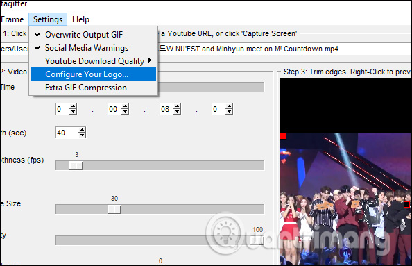 How to create animations with Instagiffer on computer Picture 14